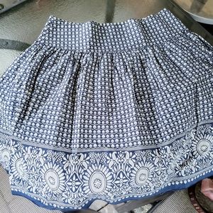 St John's Bay Navy Embellished Skirt